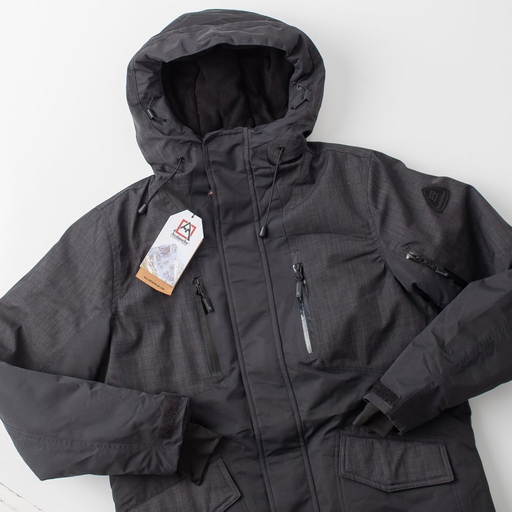NWT Avalanche‎ Outdoor Supply Company Men's Ski Jacket Charcoal Size Small